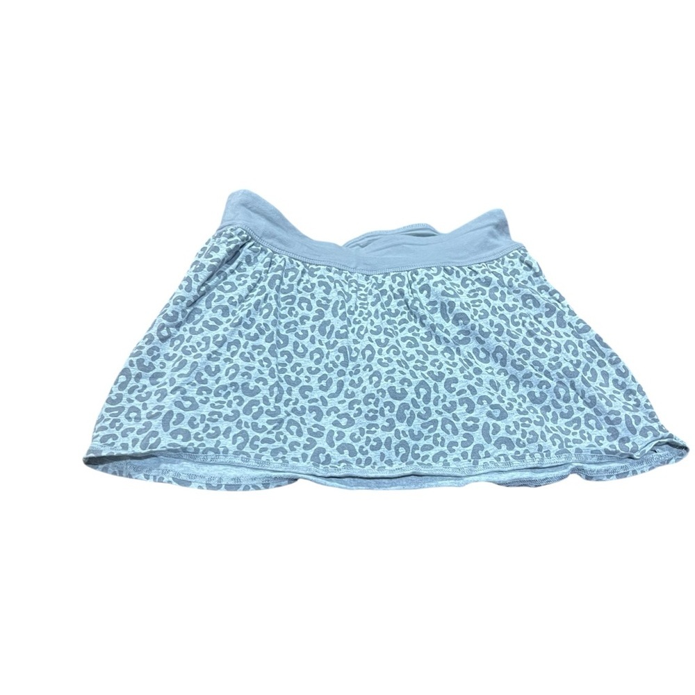 SO Gray Leopard Print Skirt with Shorts